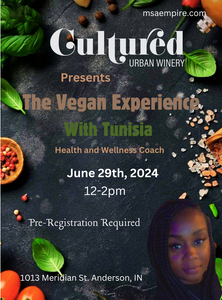 The Vegan Experience with Tunisia - One General Admission Ticket 6-29-24