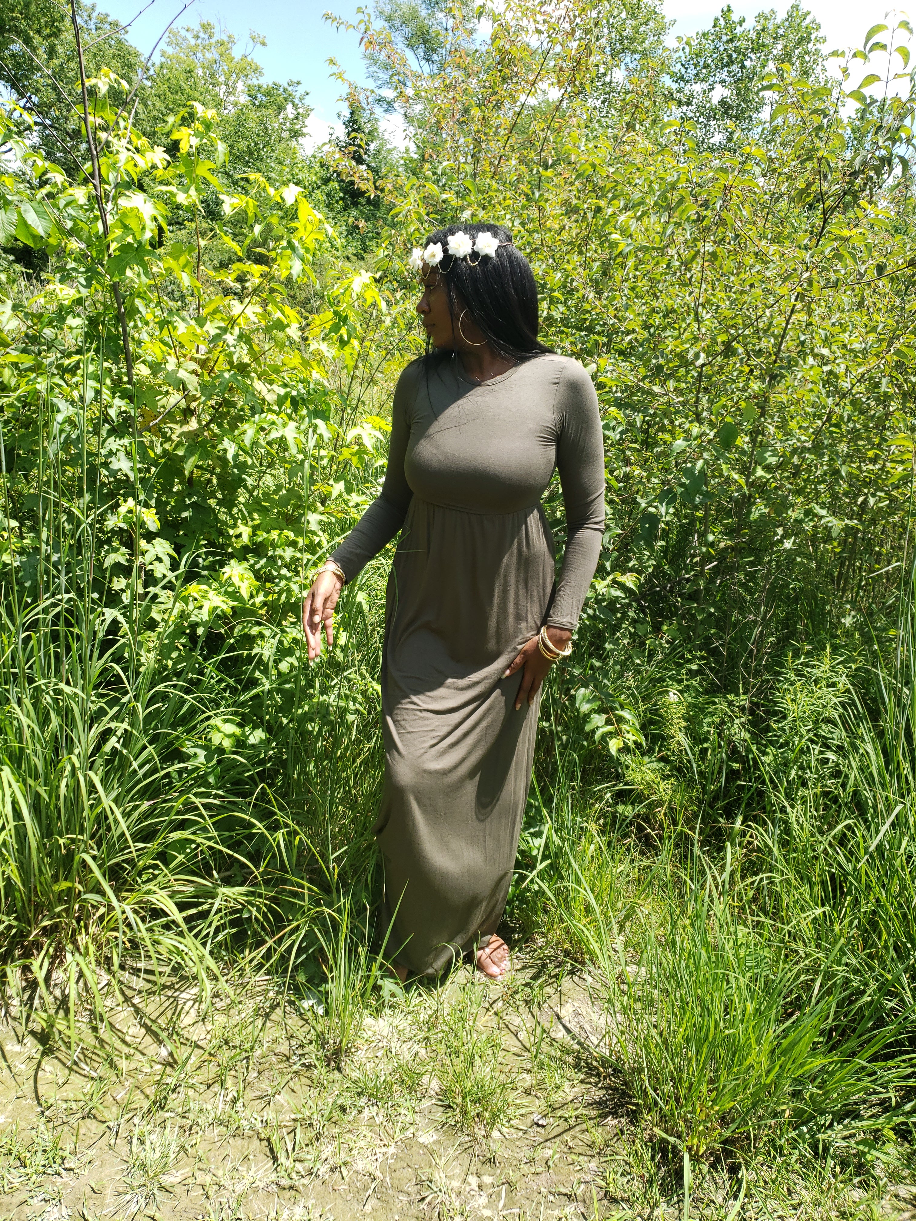 The Forever Maxi dress with side pockets M.S.A.Empire The Forever Maxi dress with side pockets M.S.A.Empire