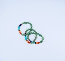 Load image into Gallery viewer, Chakra Bracelet with Green Aventurine Band