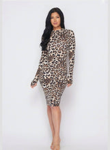 Load image into Gallery viewer, I&#39;m Ready Leopard print bodycon